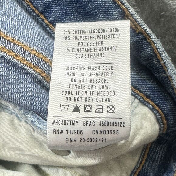 Hudson Jeans Womens 27 Blue Barbara Super Skinny Distressed Mid-rise Denim - Picture 7 of 15